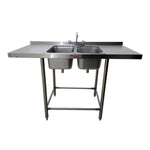 Fregadero Doble Tarja ECO Acero Inoxidable INMEZA FACTORY EEFR1