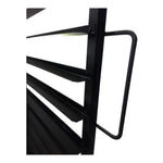 Carro Rack Espiguero Negro 18 Charolas INMEZA FACTORY EER18