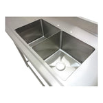 Fregadero Doble Tarja Acero Inoxidable INMEZA FACTORY F2CI