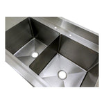 Fregadero Doble Tarja Acero Inoxidable INMEZA FACTORY F2GCI