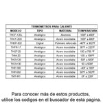 INSTRUTEK 20.110.040.0 TERMOMETRO PARA HORNOS VÁSTAGO DE 4" RANGO 50-300°C
