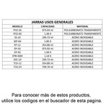 ISBW EP-33 SLME033 Jarra Inoxidable para Espuma Leche y Cafe 33 Oz (975.93 ml) Utensilios ISBW