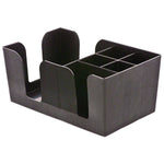 ISBW PLBC006 Caja con 6 Divisiones para Servicio de Barra Plástico Utensilios ISBW