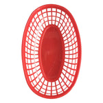 ISBW PLBK938R Canastilla Oval Roja en Polipropileno Utensilios ISBW