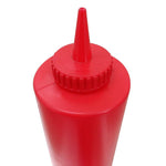 ISBW SBR-24 PLTHSB024R Botella Dispensador Exprimible Rojo 24 oz (709.76 ml) Utensilios ISBW