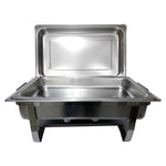 ISBW SLRCF001F Chafer entero con Base Plegable Baño maría / Vaporera / Mesa Caliente - Fria ISBW