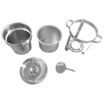 ISBW SLRCF8307 Chafer Marmita en Acero Inoxidable 7 QT Utensilios ISBW