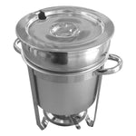 ISBW SLRCF8307 Chafer Marmita en Acero Inoxidable 7 QT Utensilios ISBW