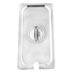 kaCN BWK310 Tapa Ranurada para Recipiente Tercio Inoxidable Tapas KACN
