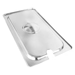 kaCN BWK310 Tapa Ranurada para Recipiente Tercio Inoxidable Tapas KACN