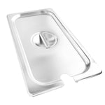 kaCN BWK310 Tapa Ranurada para Recipiente Tercio Inoxidable Tapas KACN