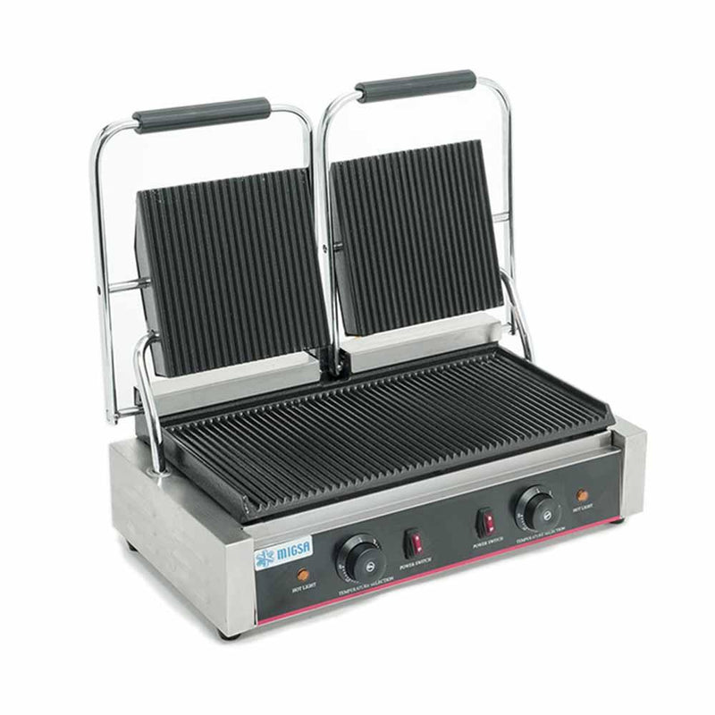 Plancha Panini Doble 2+2 Kw 220V Migsa BN-813