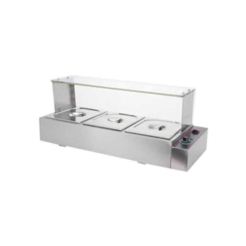 Baño María Eléctrico De 3 Insertos 1,000W120V Migsa BN-B22