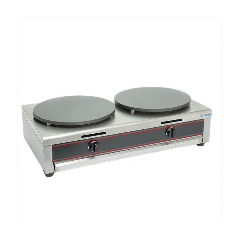Crepera Doble A Gas 2 Platos De 40 Cm Migsa GM-2