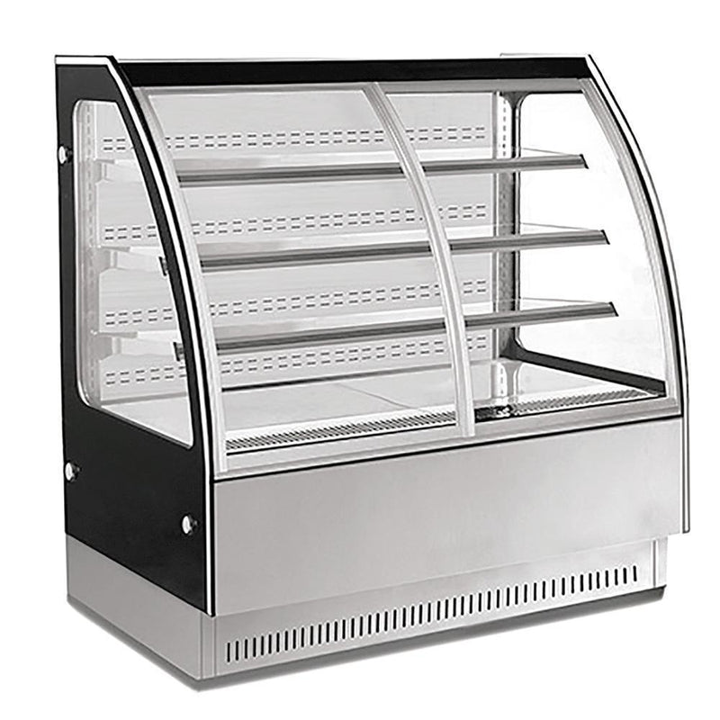Vitrina Exhibidora Tipo Mural Con 2 Puertas Curvas Deslizables Frontales 447 L 650W 110V Migsa GN-1500Y3