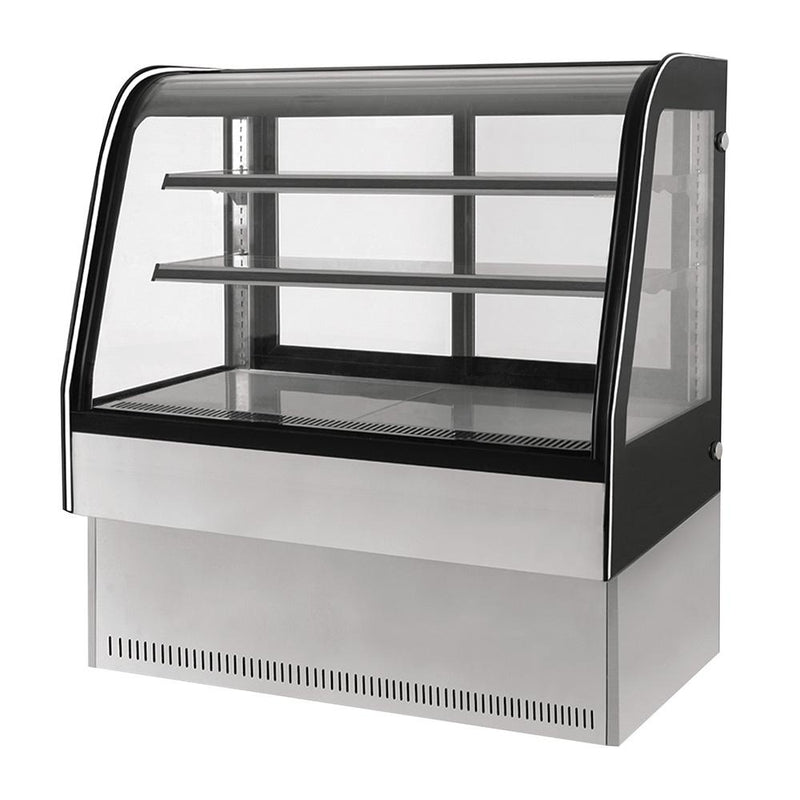 Vitrina Exhibidora De Cristal Curvo 225 L 450W 110V Migsa GN-900C2