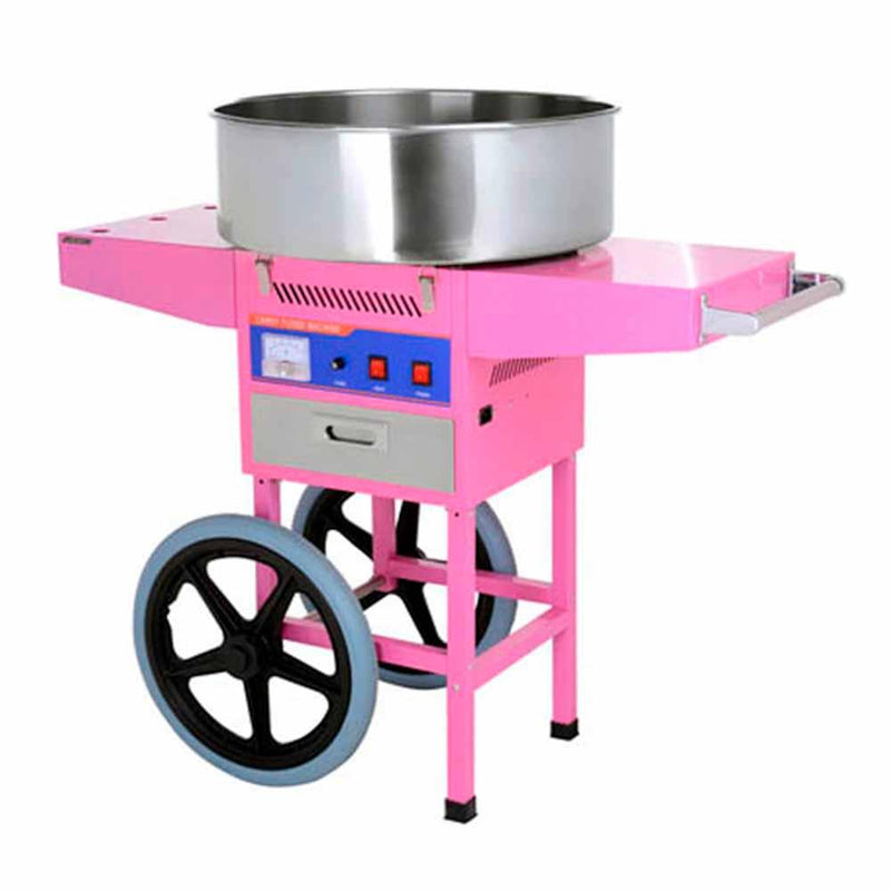 Fabricadora De Algodones De Azucar Con Carrito 950W 950W 120V Migsa HEC-04C