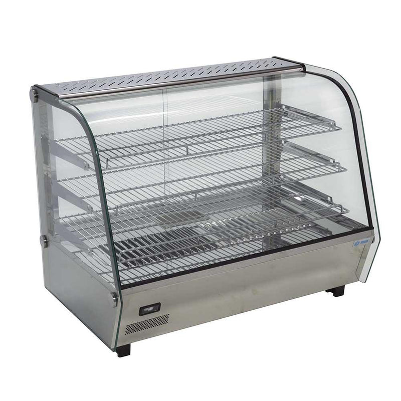 Vitrina Caliente Sobre Mostrador 160 L 1,500W 110V Migsa RTR-160L