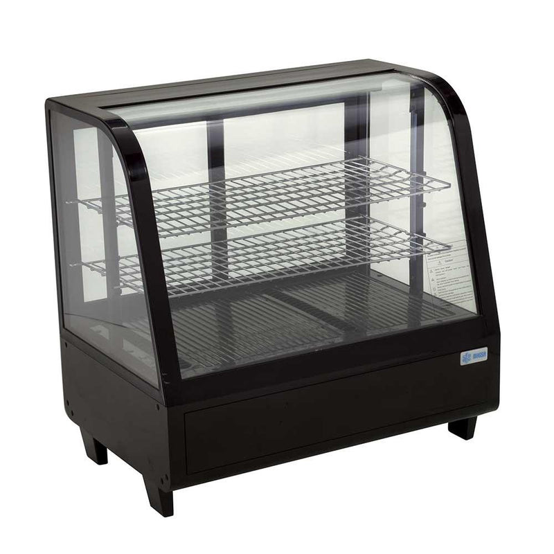 Vitrina Refrigerada Cristal Curvo 100 L 160W 110V Migsa RTW-100L