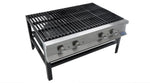 Fogon Heavy Duty a Gas, 2 Quemadores, Parrilla de Supercie Dentada San-Son SSF2