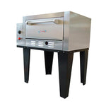 Horno En Acero Inoxidable Piso De Piedra Refractaria 1 Quemador San-Son ZPJR