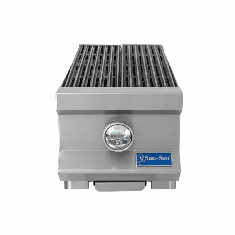 Asador Profesional a Gas1 Quemador, Parrilla Doble Marcado San-Son SSA12