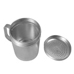 UPDATE DR-AL ADRG-10 Salero Redondo con Asa de Aluminio 10 Oz (295.73 ml) Utensilios UPDATE