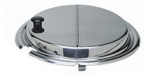 UPDATE ISHC-110 Tapa con Bisagras de Inserto IS-40 Verduras 11 Qt (10.4 lt) Utensilios UPDATE