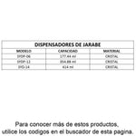 UPDATE SYD-14 Dispensado de jarabe miel 14oz Utensilios UPDATE