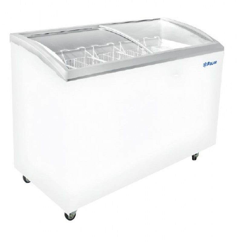 Polar CH-520CR Congelador horizontal tapa cristal curvo 382.3 litros CCH520CR016