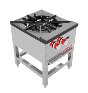 Estufón A Gas 1 Seccion Con 1 Potente Quemador, 2 Parrillas Coriat EC-1T MÁSTER