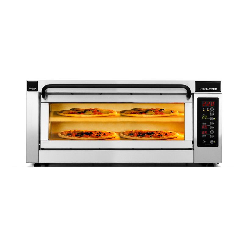 PIZZA MASTER PM451ED-1DW Horno para pizza con suelo de piedra