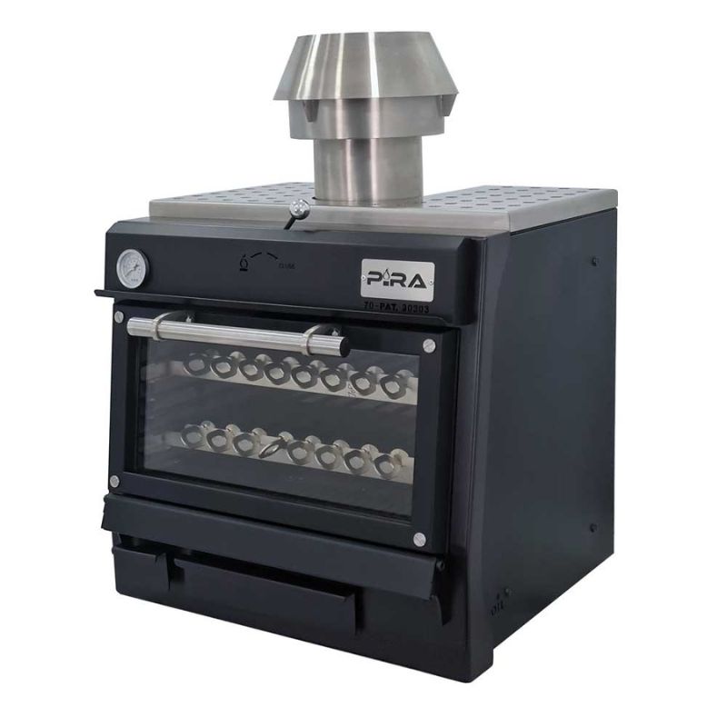 Pira 450.101 Horno 70 black para carbón y leña 85 comensales