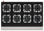 Parrilla a Gas 8 Quemadores Octagonales, 4 Parrillas Superiores Coriat PCV-8 MASTER DE MESA