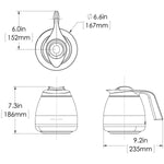 Jarra Térmica Tapa Negra 1,9 L Bunn 51746.0001