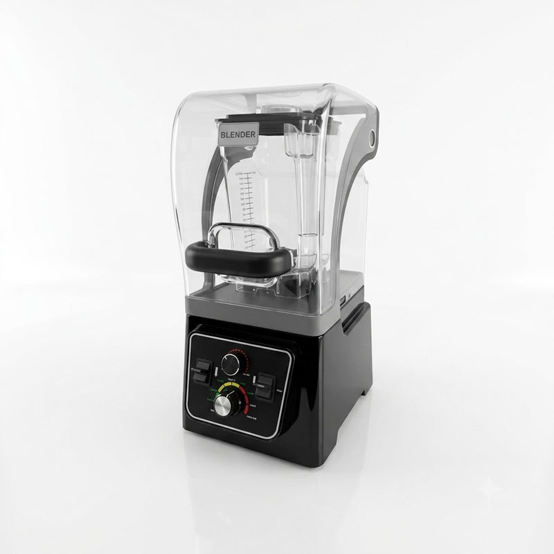 Licuadora Comercial De 1.6 L Con Cubierta Antiruidos EQUICHEF BL-228