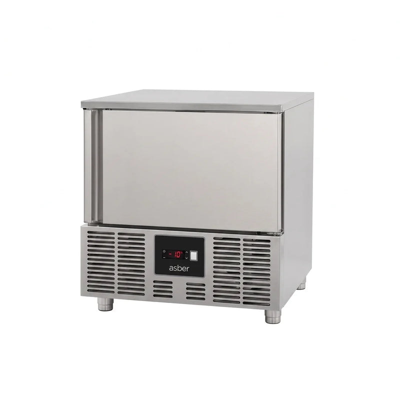 Abatidor Temperatura 5 Guías Refrigeración 18kg/ciclo Congelación 10 Kg/ciclo Asber BBC-05