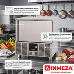 Abatidor Temperatura 5 Guías Refrigeración 18kg/ciclo Congelación 10 Kg/ciclo Asber BBC-05