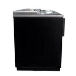 Botellero Refrigerado Vinil Negro 2 Puertas 14.4 Pies Asber ADBC-50 HC
