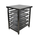 Base con Rack para Charolas 46x33cm INMEZA FACTORY BR-4633