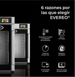 Conservador de Comida Eléctrico a Temperatura 10 Bandejas GN 1/1 (entrada vertical) EVEREO Unox XEEC-1013-EPRS