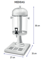 Dispensador Cilíndrico de Bebidas 8 L Caledonia DISJU-8