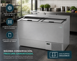 Glass Froster Acero Inox 2 Puerta 231 Tarros (10 oz.) Asber AGF-50-S HC