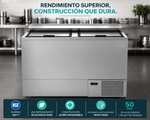 Glass Froster Acero Inox 2 Puerta 231 Tarros (10 oz.) Asber AGF-50-S HC