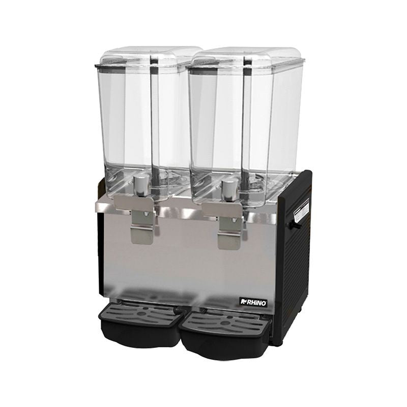 Rhino disbef-2t dispensador de bebidas frías 2 tanques