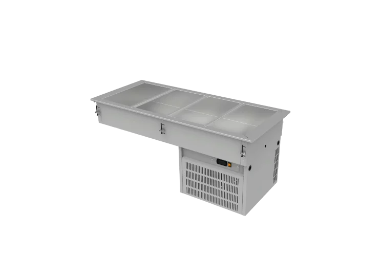 Cuba Refrigerada 4 Insertos GN-1/1 115 V Asber DRFB-411-CU HC