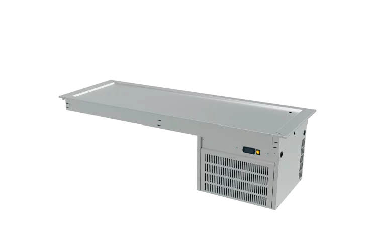 Placa Refrigerada 5 Insertos GN-1/1 115 V Asber DRFP-511-CU HC