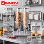Dispensador de Cereales Doble Caledonia DISCER-7