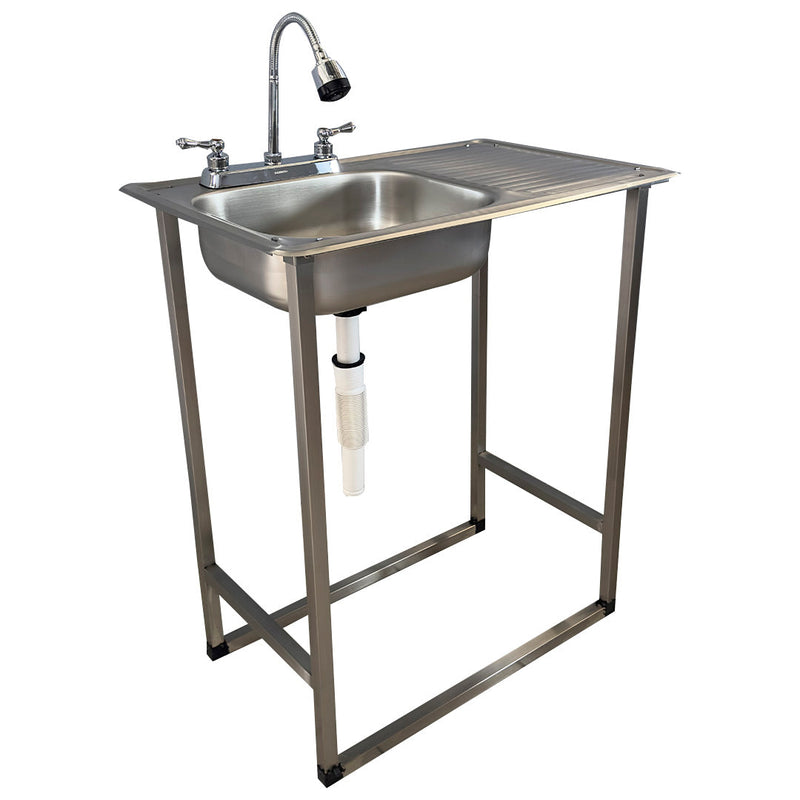 Fregadero ECO 1 Tarja Izquierda Escurridor Derecho Nuevo INMEZA FACTORY EEF1ED-NVO