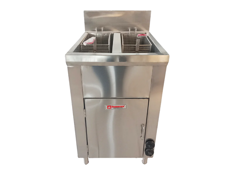 Freidor a Gas Natural 14 L Doble Tina INMEZA FACTORY FG2TI GN
